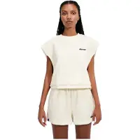 Ellesse Vale Short Sleeve T-shirt Beige S Femme