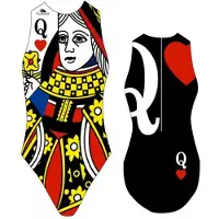 Turbo Queen Of Hearts Swimsuit Multicolore 4XL Femme