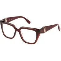 Furla Vfu866 Square Woman Glasses Marron 140/54 mm Femme