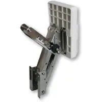 Lalizas Plastic Outboard Bracket Blanc,Argenté for Engines Up To 35 kg