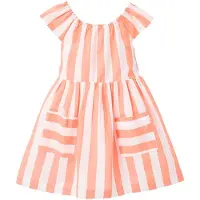 Zippy 3107146001 Sleeveless Dress Orange 12-18 Months Fille