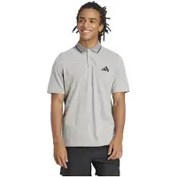Adidas Essentials Small Logo Piqué Short Sleeve Polo Gris XS Homme