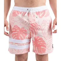 Hurley Phntm Eco Block Party Volley 17´´ Swimming Shorts Rose S Homme