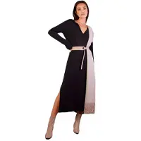 Mus&bombon Berau Long Sleeve Long Dress Noir XS Femme