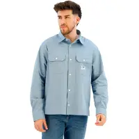 HUGO Ekynone 10260730 01 Long Sleeve Shirt Bleu S Homme