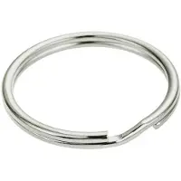 Stoker Steel Nickel-plated Keyring 40 Mm 100 Units Argenté