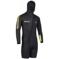 BEUCHAT 1dive 5 Mm Long Sleeve Shorty Noir M Homme