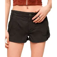 Superdry Vintage Utility Cargo Shorts Noir XL Femme