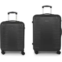 Gabol Balance Xp Spinner Expandable 39.7-45/68.8-77.9l Trolley Bag 2 Units Noir