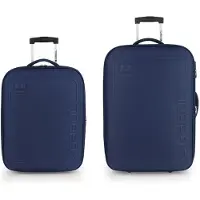 Gabol Orbit Soft Spinner Expandable 4.59-53/66.6-76.9l Trolley Bag 2 Units Bleu