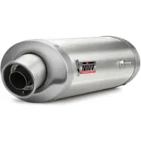 MIVV Oval Yamaha Fz6/fz6 Fazer 2004-11 Uy.015.lx1 Homologated Slip On Muffler Argenté Homologated
