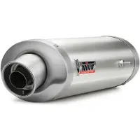 MIVV Oval Honda Cbr 1000 Rr 2004-05 Uh.025.lx2 Homologated Slip On Muffler Argenté Homologated