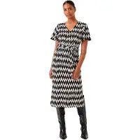 Garcia Pg40086 Short Sleeve Dress Noir,Gris M Femme