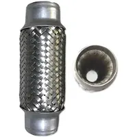 JBM 55x300 Mm Innerbraid Flexible Tube Argenté