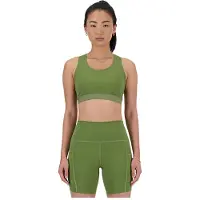 New Balance Sleek Medium Support Pocket Medium Impact Sports Bra Vert XL Femme