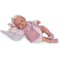Antonio Juan Babydoo Posturitas With Vest Baby Doll 50 Cm Rose Enfants