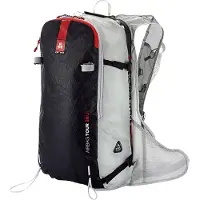 Arva - Sac à dos airbag mécanique - Airbag Tour 28 UL Foggy Grey - Blanc