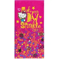 Otso Hello Kitty Sparkle Towel Rose 150 x 75 cm