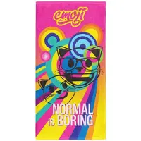 Otso Emoji Normal Is Boring Microfiber Towel Multicolore