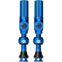 Muc Off Valve pour Tubeless, Big Bore Hybrid - bleu - 35 mm