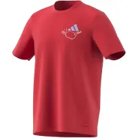 Adidas Pickleball Served Graphic Short Sleeve T-shirt Rouge M Homme