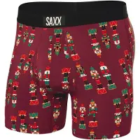 Saxx Ultra Fly Boxers Rouge S Homme