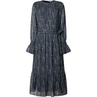 Pepe Jeans Margui Long Sleeve Dress Bleu,Gris S Femme