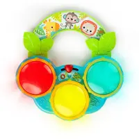 Bright Starts Jouet tambour musical avec lumières - - Safari Beats - 3 mois et plus