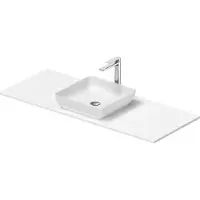Duravit Sivida Set lavabos rectangulaires incl. console 1280x500x123mm, 2680203200