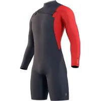 Mystic Marshall Longarm 4/3 Mm Long Sleeve Shorty Rouge S Homme