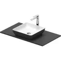 Duravit Sivida Set lavabos rectangulaires incl. console 880x500x123mm, 268018FI00