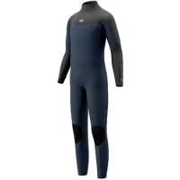 Mystic Star 5/4 Mm Junior Long Sleeve Back Zip Neoprene Suit Gris M Enfants
