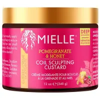 Mielle Organics Organics Crème sculptante à la grenade et au miel pour cheveux bouclés de type 4 340g
