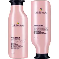 Pureology Pure Volume Shampoo and Conditioner Routine For Flat, Fine, Colour Treated Hair 266ml