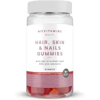 Myvitamins Gummies cheveux, ongles et peau - 60 Gummies - 30portions - Strawberry (Vegan)