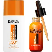 L'Oréal Men Expert Hydra Energetic Fluide Invisible Quotidien SPF50+ à la Vitamine C* Antioxydante [50 ml]