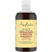 Shea Moisture SheaMoisture Jamaican Black Castor Oil Shampoing Fortifiant et Réparateur Pour Favoriser la Pousse [384 ml]