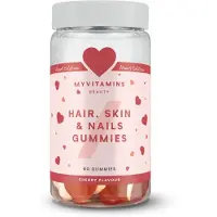 Myvitamins Gummies cheveux, ongles et peau - 60 Gummies - 30portions - Cerise
