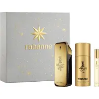 Paco Rabanne Coffret Rabanne 1 Million Eau de Toilette, vaporisateur, 100 ml, comprenant 3 articles