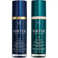 Virtue Damage Reverse Serum 50ml & Overnight Scalp & Hair Elixir 50ml Duo