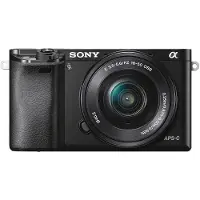 Sony ILCE6000LB Appareil photo sans miroir compact avec kit d'objectifs SELP1650 - Noir