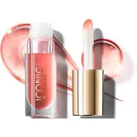 ICONIC LONDON Lustre Lip Oil huile hydratante lèvres teinte She's A Peach 6 ml