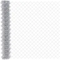 vidaXL Clôture en fil barbelé , 10 x 1,5 m, acier galvanisé, couleur argent
