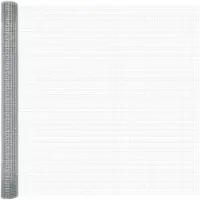 vidaXL Clôture en panneaux grillagés double rangée, 1000 x 150 cm, couleur argent