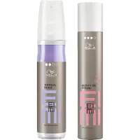Wella EIMI Thermal Image Heat Protection 150ml with Mistify Me Strong Hairspray 300ml Styling Bundle