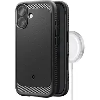 Spigen Coque Rugged Armor MagSafe Apple iPhone 17 - Matte Black