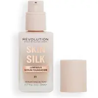 Makeup Revolution Skin Silk Serum Foundation fond de teint léger illuminateur teinte F7 23 ml