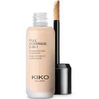 KIKO Milano Full Coverage 2-en-1 Fond de Teint et Correcteur 25 ml (nuances variées) - 01 Warm Rose