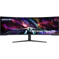 Samsung G95NC Monitor PC 144,8 cm (57″) 7680 x 2160 Pixel Dual UHD QLED Bianco
