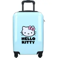 Hello Kitty valise trolley "Voyage Vibes" - bleu-rose avec un design ludique